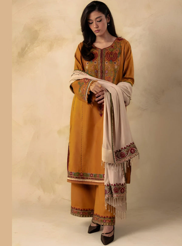 Dhanak 3PC Embroidered-627