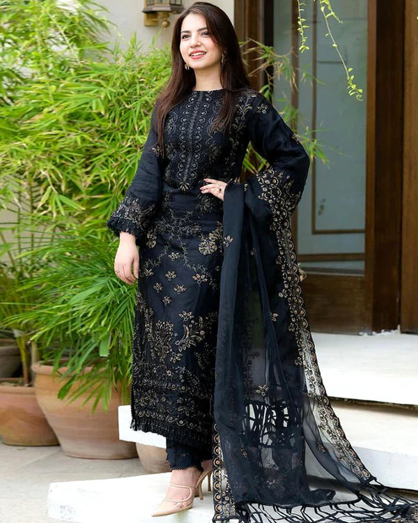 Lawn 3PC Embroidered-888